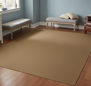 Bedroom vinyl rug brown wardrobe cover sheet - TenStickers