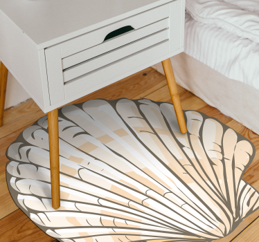 Big seashell animal mat - TenStickers