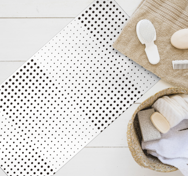 Black dots with lines white - TenStickers