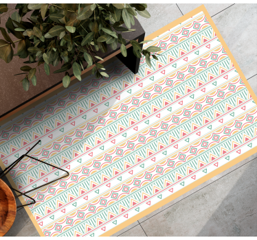 Boho and hippie style pattern bedroom carpet - TenStickers