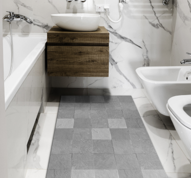 carpet tiles stone flooring - TenStickers