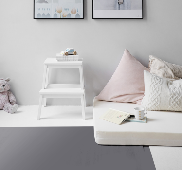 Charcoal contemporary rugs - TenStickers