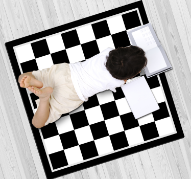 Chessboard game vinyl carpet - TenStickers