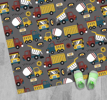 City construction road mat - TenStickers