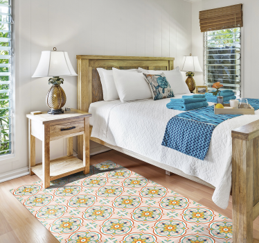 Colorful mosaic tiles vinyl flooring - TenStickers