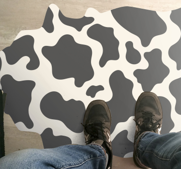 Cow Shape  animal print carpet - TenStickers