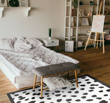 Dalmatian print animal print carpet - TenStickers