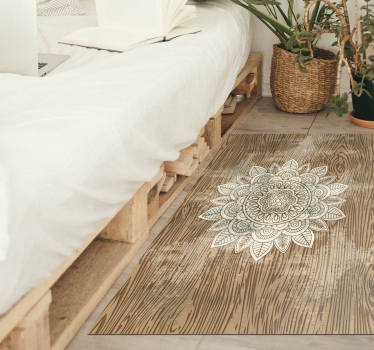Decorative Floral Patterned vinyl carpet - TenStickers