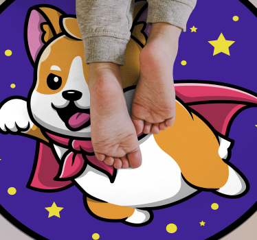 Dog cartoon animal mat - TenStickers