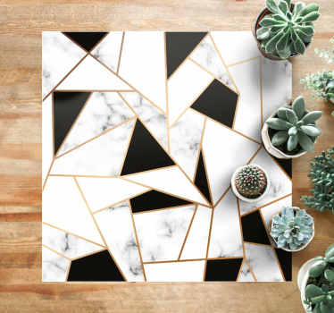 elegant black and white texture contemporary rugs - TenStickers