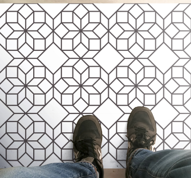 Elegant octagon tiles tile mat - TenStickers