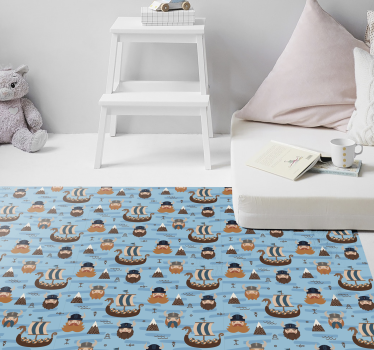 Fat Norwegian viking ethnic style rugs - TenStickers