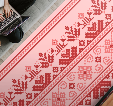 Folk art ethnic style rugs - TenStickers