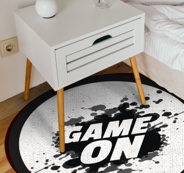 Game on fitness game vinyl rug - TenStickers