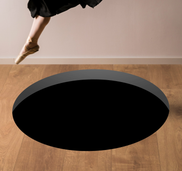 Hole in the floor contemporary rugs - TenStickers