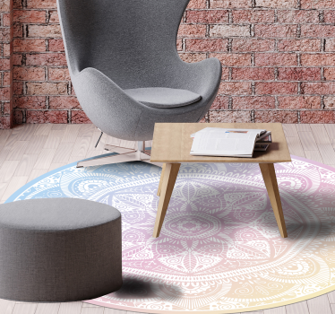 Intricate pattern mandala mat - TenStickers