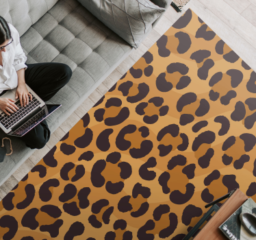 Jaguar skin animal print carpet - TenStickers