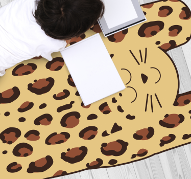 Kids Cheetah  animal print carpet - TenStickers
