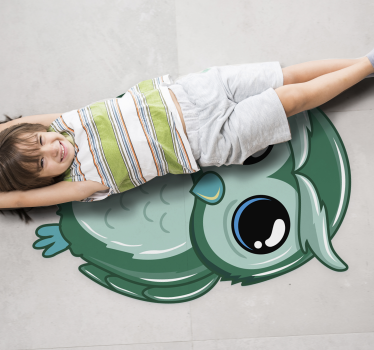 Kids cute owl animal vinyl carpet - TenStickers