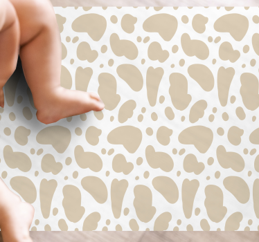 Kids Giraffe  animal print carpet - TenStickers