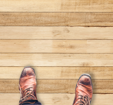 Light color wood planks wood effect vinyl flooring - TenStickers