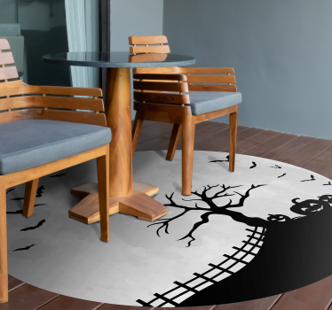 Luna terror living room rug - TenStickers