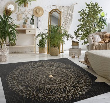 Mandala all seeing eye mandala mat - TenStickers