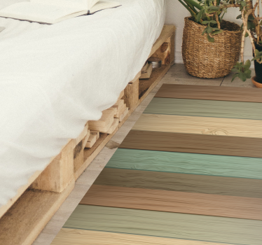 Material effect - wood wood effect vinyl flooring - TenStickers