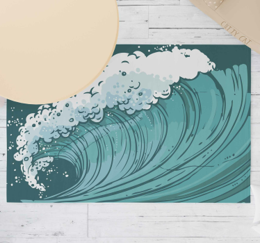 Modern art vinyl carpet - TenStickers