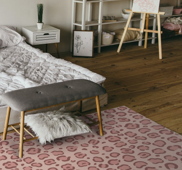 Modern giraffe animal print carpet - TenStickers
