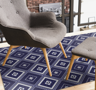 Modern tiles mosaic geometric carpets - TenStickers