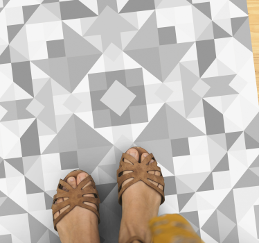 Mosaic Brushed glass vinyl flooring carpet - TenStickers