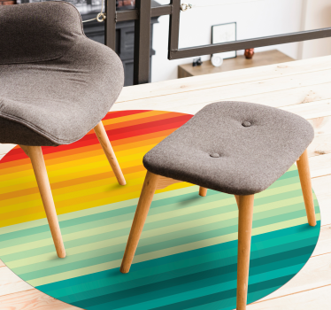 multicolour stripes stripes rug - TenStickers