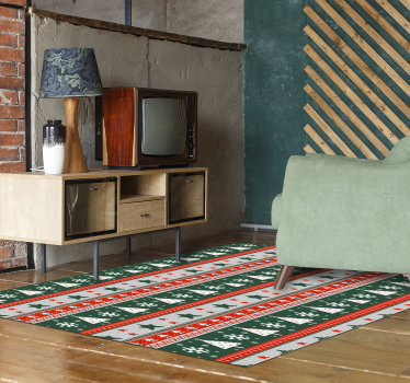 nordic Christmas pattern nordic style rugs - TenStickers