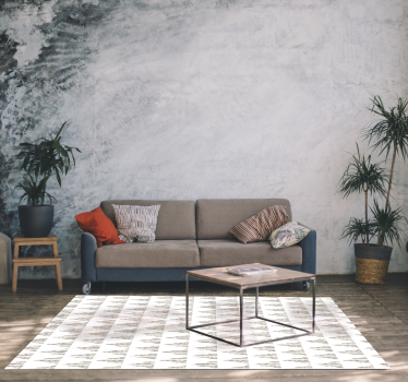 Nordic shapes  nordic style rugs - TenStickers