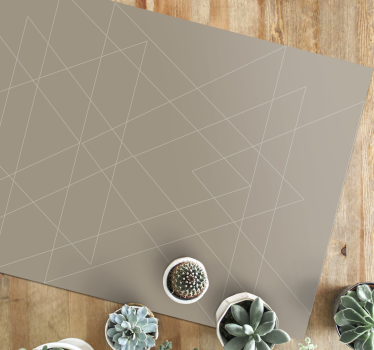 Nordic triangles mosaic mosaic vinyl flooring - TenStickers