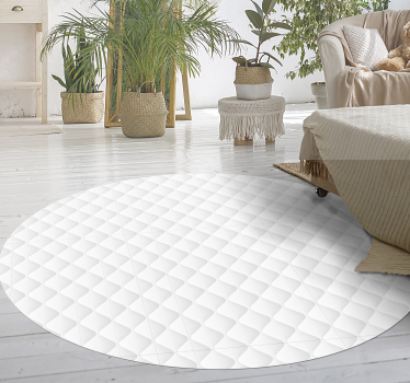 Padded texture texture rug - TenStickers