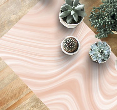 Pink marble texture carpet runners for halls - TenStickers