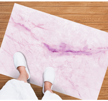 purple marble  bathroom vinyl flooring - TenStickers