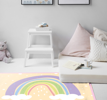 rainbow kids vinyl carpet - TenStickers