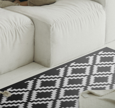 Rhombus mosaic vinyl flooring - TenStickers