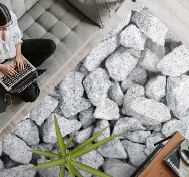 Stone Finished Surface stone effect vinyl rug - TenStickers