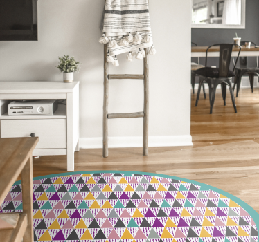 Scandinavian intense colors nordic style rugs - TenStickers