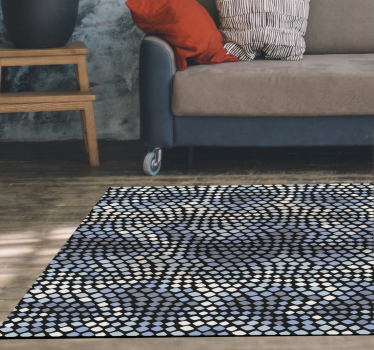 Snake print animal print carpet - TenStickers