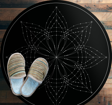 Star constellation  mandala mat - TenStickers