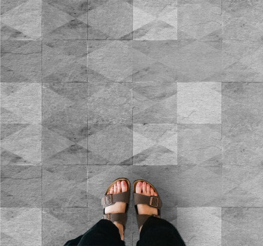 Stone pattern design stone effect vinyl rug - TenStickers
