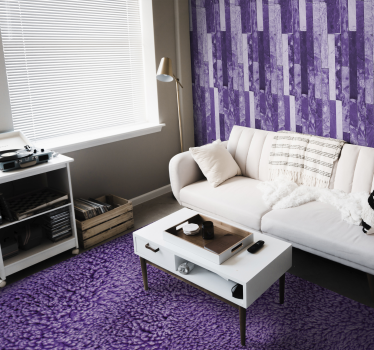 Textured vinyl rug in purple textured surface - TenStickers