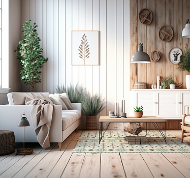 Traditional nordic design  nordic style rugs - TenStickers