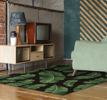 Tropical leafs vinyl carpet - TenStickers