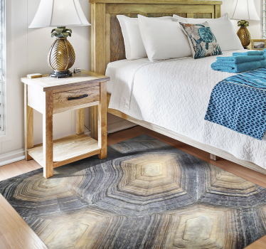 Turtle Shell animal print vinyl carpet - TenStickers